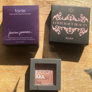 3-piece Makeup Blush set TARTE, LOVECRAFT, MEECH